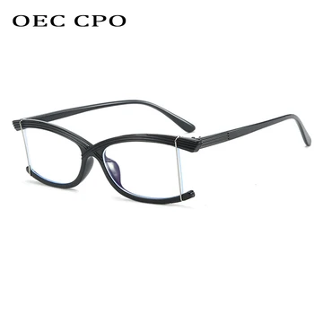 Moda Unisex Transparent Ochelari Rame Pentru Femei Optic Ochelari Rame De Personalitate Jumătate Cadru Clar De Lentile De Ochelari De Vedere Oculos