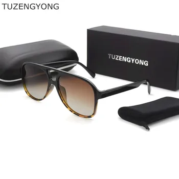 TUZENGYONG Brand Pătrat Retro ochelari de Soare Polarizat Femei Bărbați Protecție UV de Conducere Ochelari de Soare Gafas De Sol