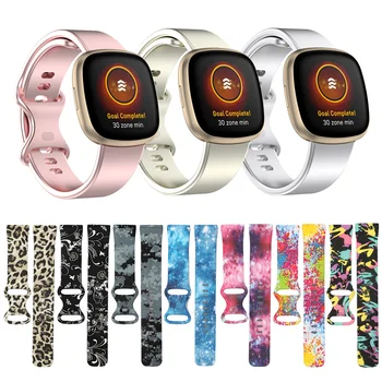 Honecumi Pentru Fitbit-Versa 3 Banda Curea De Silicon Femei Barbati Smart Watch Este Un Accesoriu Pentru Fitbit Sens Bratara Reglabila