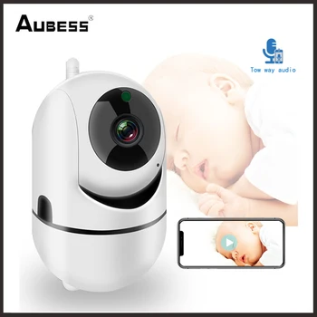Aubess IP P2P Camera 4G WiFi Baby Monitor 1080P Mini-Interior Camera de Securitate CCTV AI de Urmărire Audio-Video Camera de Supraveghere