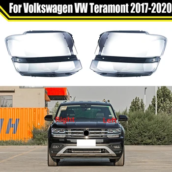 Far Caz Pentru Volkswagen VW Teramont 2017 2018 2019 2020 Sticlă Auto Faruri Acoperi Capul Lumină Capace Lentile Lampă cu Abajur Shell
