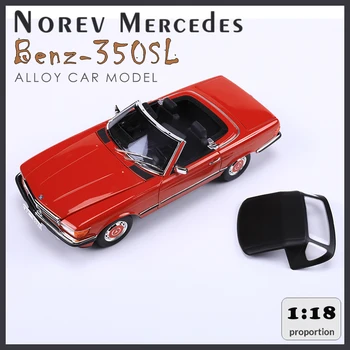 NOREV 1:18 Mercedes 350sl 1986 Aliaj Model de Masina Decor de Colectare Cadou