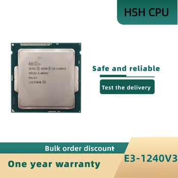 Intel Xeon E3-1240 v3 E3 1240v3 E3-1240 v3 3.4 GHz Quad-Core de Opt Thread CPU Procesor 8M 80W LGA 1150