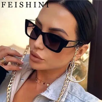 Feishini New Sosire Moda ochelari de Soare din Plastic Femei Vintage Clasic de Epocă Ochelari de Soare de sex Feminin Oculos De Sol Feminino UV400