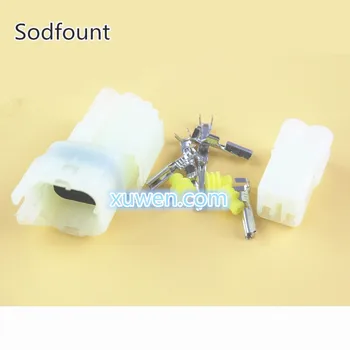 10 seturi Kit 4 Pin Mod rezistent la apa cablu Electric auto Conector Plug 2.2 sârmă