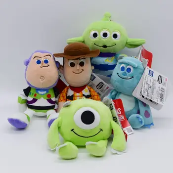 Disney Toy Story Străin Woody, Buzz Lightyear Umplute Plus Monsters University Jucarii de Plus pentru Copii Cadouri de Vacanță
