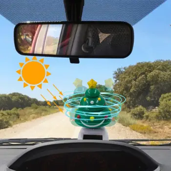 Masina Ornament Auto Swing Pom de Crăciun Accesorii Auto Solar Jucărie Putere de Economisire a Energiei Decor Minunat Cadou de Auto-styling