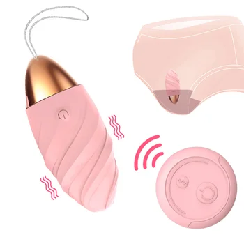 Vagin Mingea Erotic Glont Vibrator pentru Femei Kegel Practicanta Mingea Telecomandă fără Fir Invizibil Portabil Sărituri Ouă