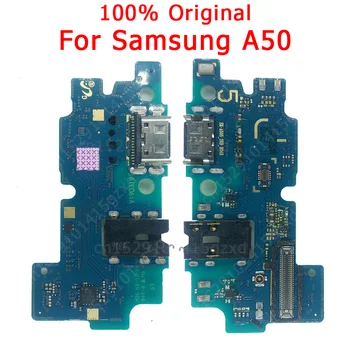 Original Flex Bord Pentru Samsung A50 portul de încărcare Pentru Un 50 Încărcător de Bord mufa USB PCB Conector Dock piese de Schimb