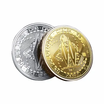Ethereum Crypto Monede de Colectie Cryptocurrency Colectie Placat cu Aur Cryptocoins Suveniruri pentru Noi Anul 2022 Cadouri