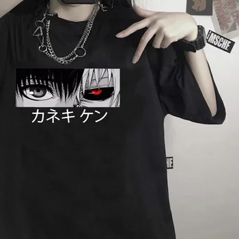 Tokyo Ghoul Kaneki Ken Ochii imbracaminte barbati streetwear estetice y2k tricou alb grunge haine y2k