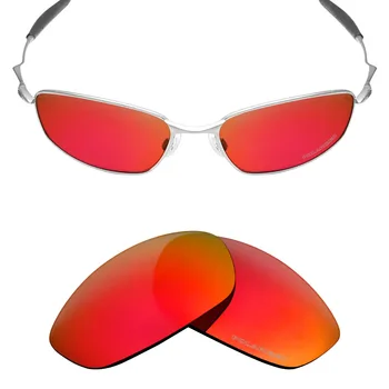 SNARK POLARIZATE Rezista la Apa Lentile de Înlocuire pentru Oakley Mustăți de Celule de Combustibil de ochelari de Soare de Foc Roșu