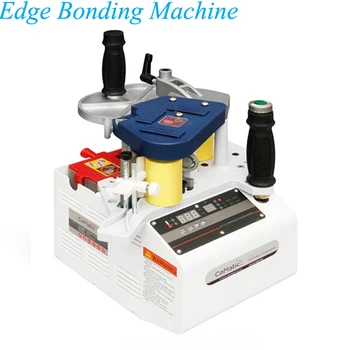 Edge Banding Machine Dublu Partea de Lipire Portabile, pentru prelucrarea Lemnului Marginea Bander Reglabil de Viteză/ de Control Digital al Temperaturii BR500