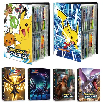 Noi 432 Bucată Pokemon Album Carte de Desene animate Harta Folder Cărți de Joc GX 9 Pocket Folder de Colectare a Încărcat Lista Jucărie Rece Cadouri pentru Copii