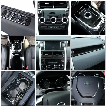 Pentru Land Rover Discovery Sport 2015-19 Din Oțel Inoxidabil Periat Centrul De Control Interior Autocolant Decorativ Accesorii Auto