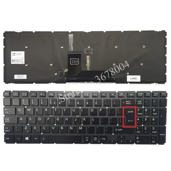 Noua tastatură engleză pentru Toshiba Satellite P50-C P50D-C, P50T-C negru NE/UI Tastatura Laptop PK131NM2B05 Iluminare din spate
