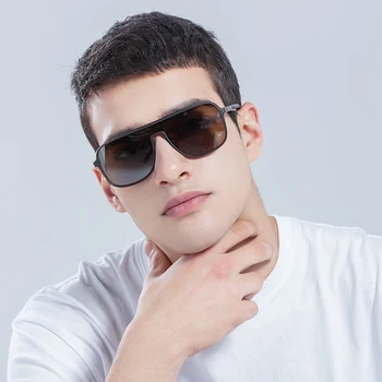 NOI STADNING Bărbați Uv 400 Polarizate Aluminiu ochelari de Soare Vintage Ochelari de Soare pentru Barbati Femei