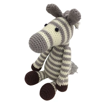Catoon Zebra Papusa Croșetat Kit Croșetat Caractere Pentru Incepatori DIY Kit de Tricotat Puf Jucărie Umplute Mama Cadouri